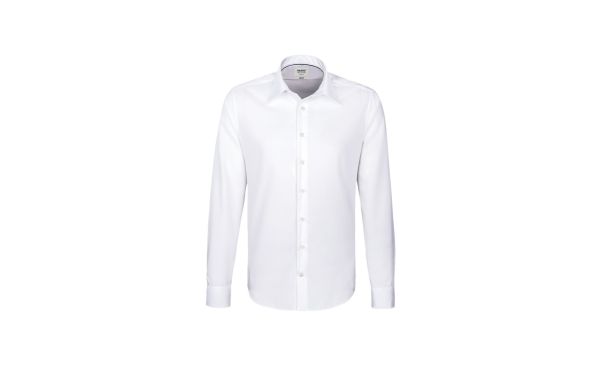 Langarmhemd Business Regular 105 weiss XS