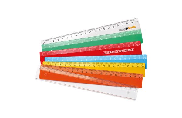 Lineal mit gedruckter Skala