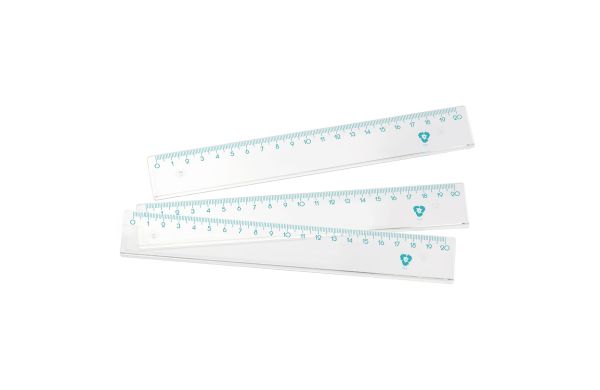Lineal Bio 20 cm_ glasklar
