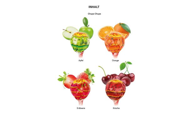 Chupa Chups Kugellolly Box Fruchtmischung