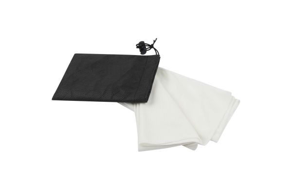 Lucas RPET Sporthandtuch 30 × 80 cm, weiss