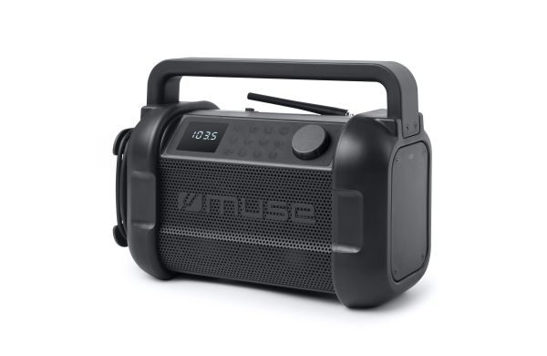 M-928  Muse arbeitsradio mit bluetooth 20W mit FM-Radio, schwarz