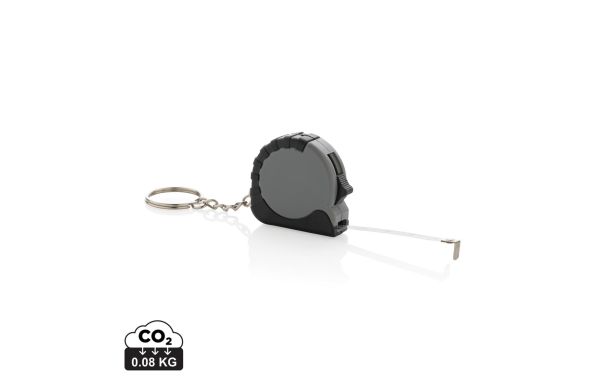 MeasureMate 1m Schlüsselband aus RCS recyceltem ABS, grau