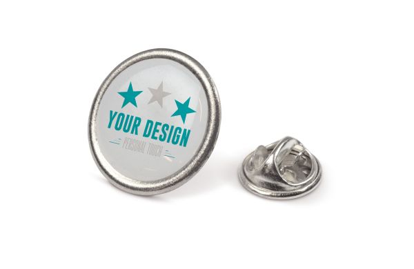 Metall Pin Ø20mm, matt silber