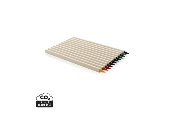 Micki GRS 12-tlg. Infinity-Buntstifteset, weiß