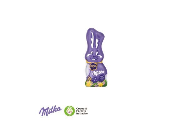 Milka Schmunzelhase in der Werbebox