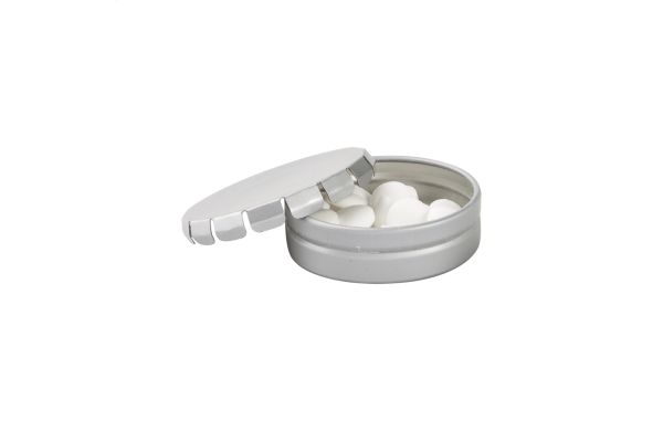 Minzdose Click, weiss