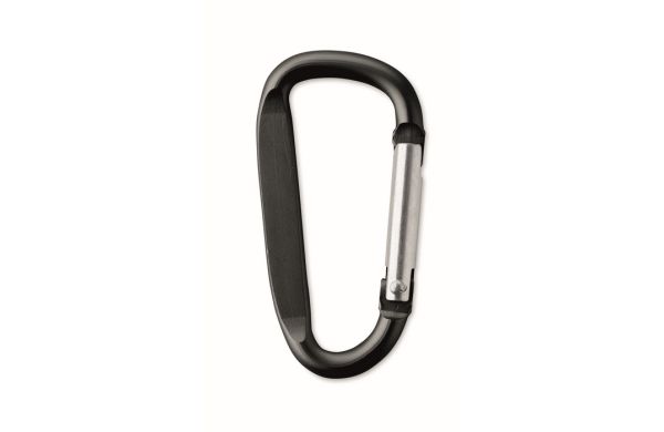 GANCHO Karabinerhaken Aluminium - schwarz