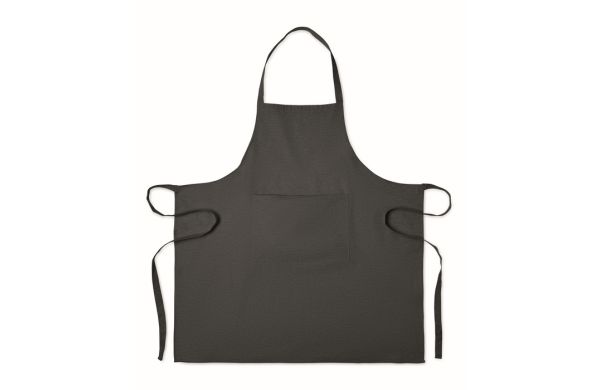 CUINA Küchenschürze recy. Baumwolle - schwarz
