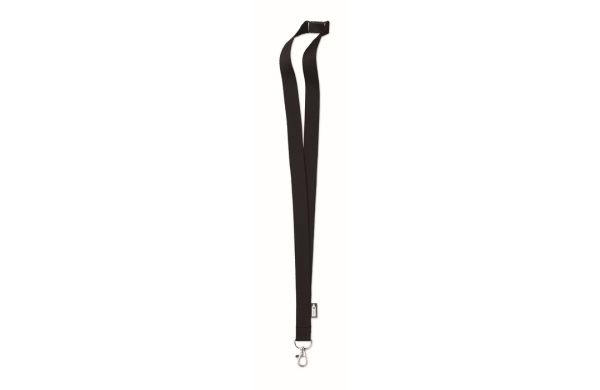 LANY RPET Lanyard RPET 20mm - schwarz