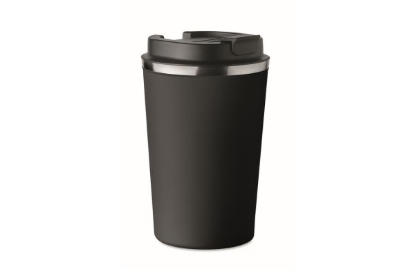 BRACE Doppelwandiger Becher 350ml - schwarz