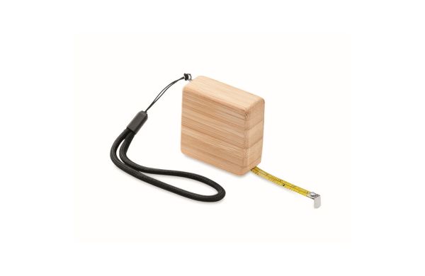 SOKUTEI Maßband Bambus 1m - holzfarben