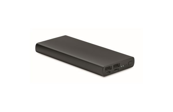 POWERFLAT 8 C Powerbank 10000 mAh - schwarz