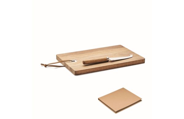 OSTUR LARGE Käsebrett-Set Akazie - holzfarben