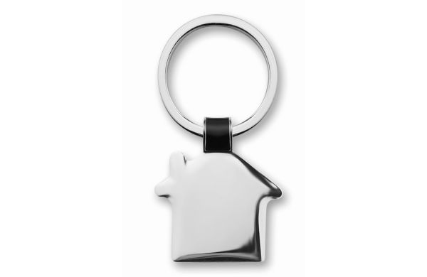 HOUSY Schlüsselring Haus - schwarz