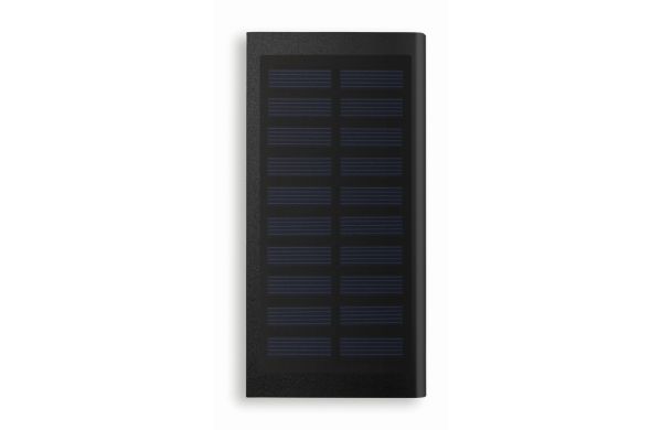SOLAR POWERFLAT Solar Powerbank 8000 mAh - schwarz