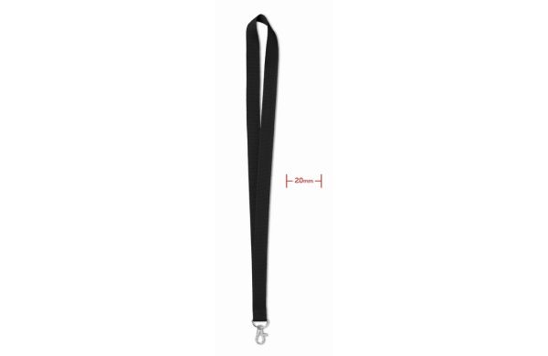 SIMPLE LANY Lanyard 20mm - schwarz