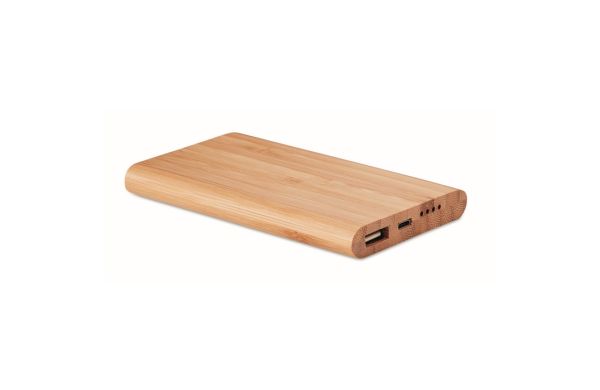 ARENAPOWER Powerbank 4000 mAh Bambus - holzfarben