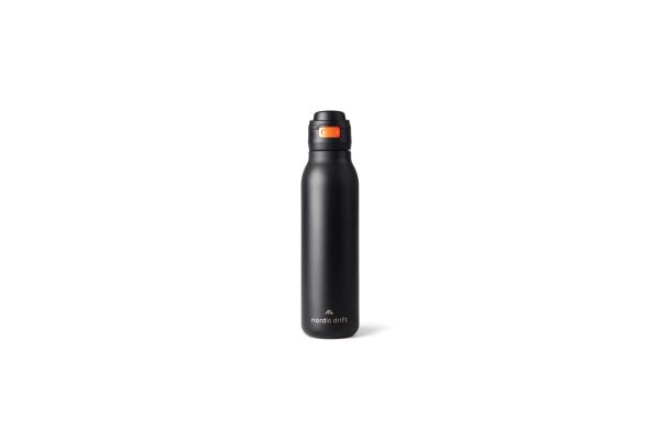 Nordic Drift Trail einwandige RCS Wasserflasche 750ml, schwarz