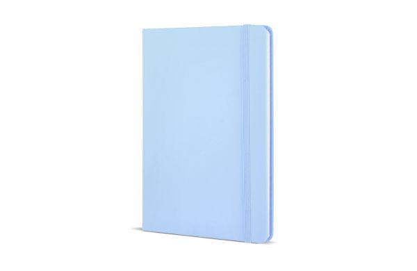 Notizbuch A5 aus PU, pastellblau