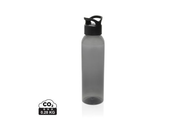 Oasis RCS recycelte PET Wasserflasche 650ml, schwarz