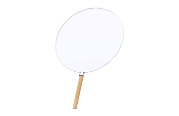 Opira Handfächer, weiss