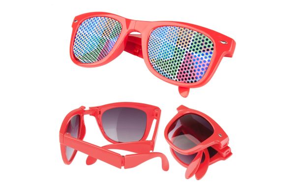 Orimi faltbare Sonnenbrille, rot