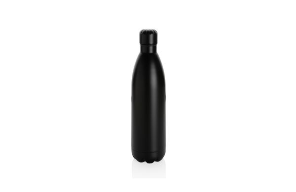 Solid Color Vakuum Stainless-Steel Flasche 1L/schwarz
