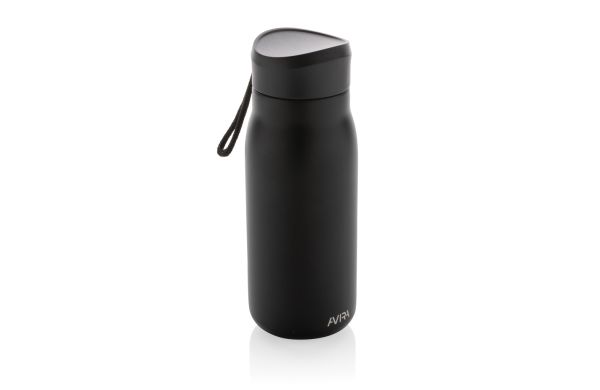 Avira Ain 150ml Reiseflasche aus RCS rec. Stainless-Steel/schwarz