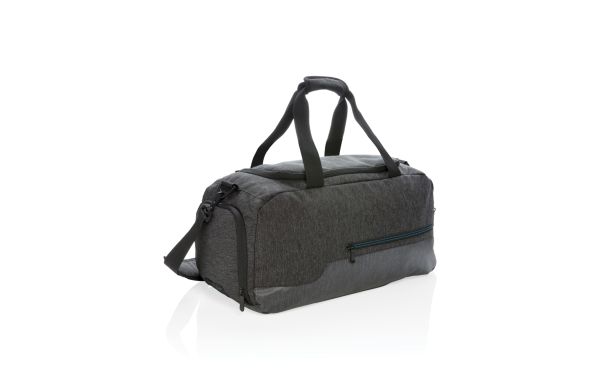 900D Wochenend-/Sporttasche, PVC-frei/schwarz