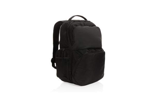 Swiss Peak AWARE™ RPET 15,6 Zoll Pendler-Rucksack/schwarz