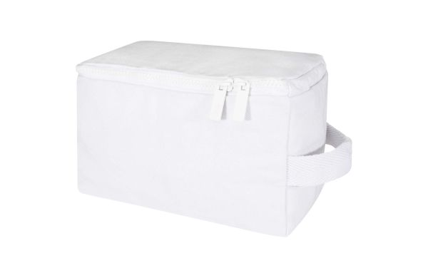 Pack 500 g/m² Aware™ Kulturbeutel aus Recyclingmaterial, weiss