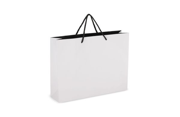 Papier Geschenktasche 40 x 12 x 30cm 200g/m², weiss