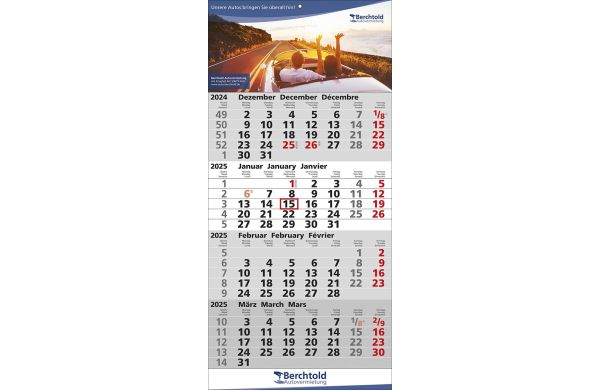 Wandkalender Quattro