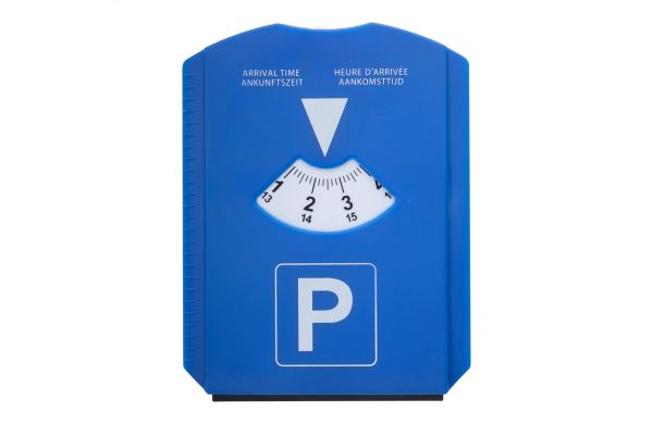 Parkscheibe ScraPark, weiss