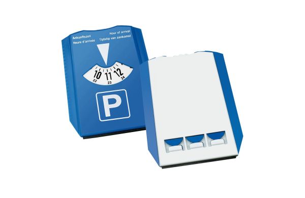 Parkscheibe Gamma_ blau_ weiss_ blau