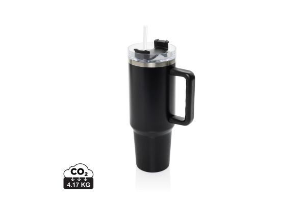 Peakflow Becher aus RCS recyceltem Sainless Steel 1200ml, schwarz