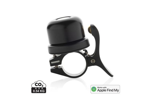 Pedalfinder Fahrradklingel mit weltweiter Ortung, schwarz