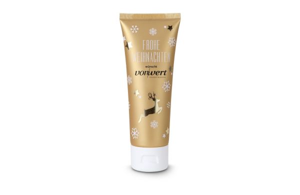 Pflegetube Frohe Weihnachten - 75 ml Hand- & Nagelcreme ALOE VERA SENSITIV