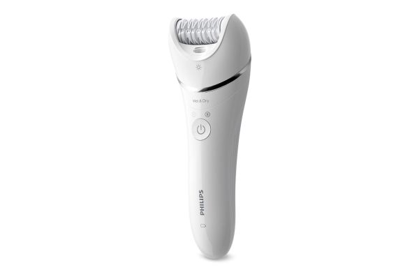 Philips Epilator für Beine und Körper, nass und trocken, weiss
