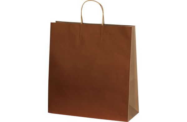 Recycelte Papiertasche groß - braun