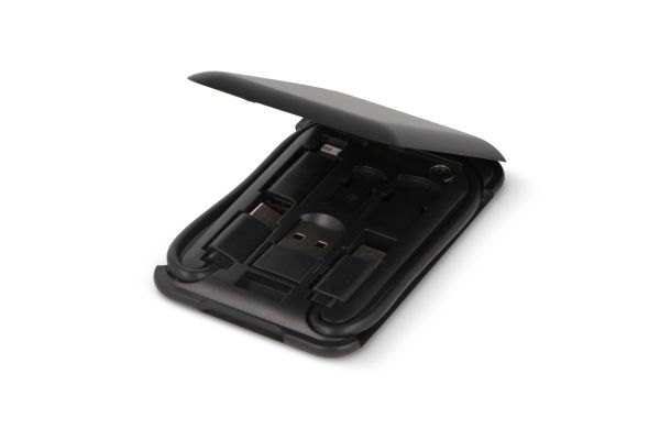 Reisetelefon-Set & Ladegerät, schwarz