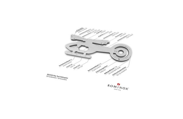 ROMINOX® Key Tool // Helicopter - 18 Funktionen