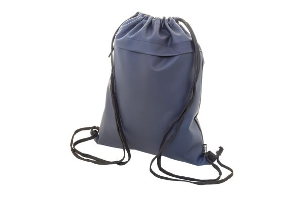 RPET drawstring bag Pudrow, dunkelblau