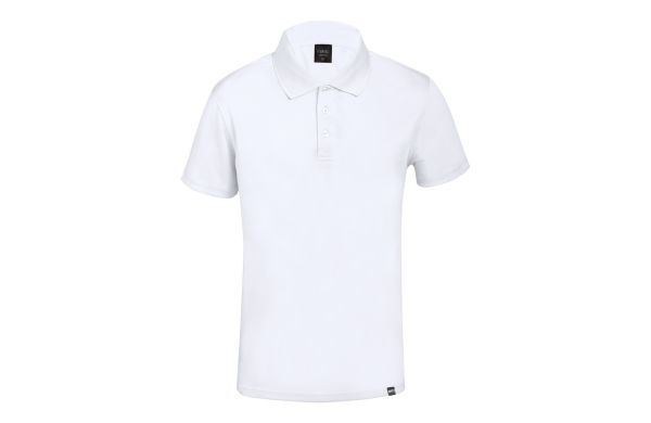 RPET Polo-Shirt Noran, weiß, XXL