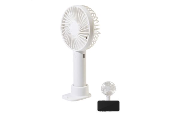 RPP wiederaufladbarer Handventilator Chillmax, weiß