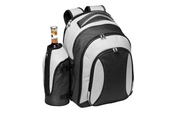 Rucksack "Picknick Deluxe", schwarz/grau