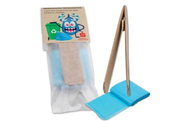 Saubere-Umwelt-Set, Zange + Müllbeutel