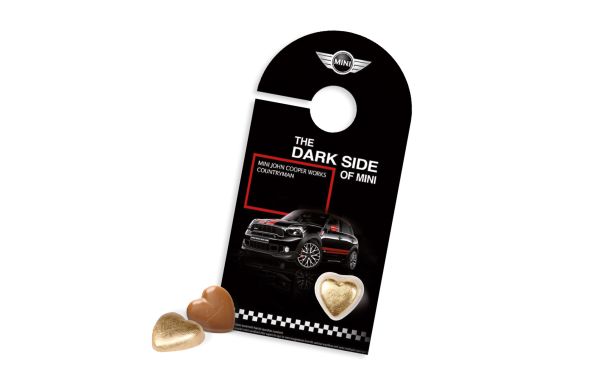 Schokokarte Business - Türanhänger Klimaneutral FSC