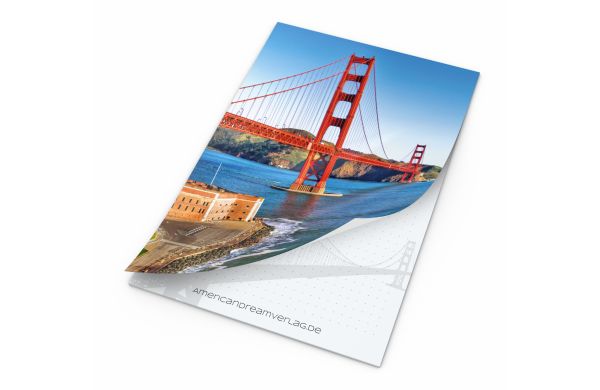 A4 Schreibblock Cover Bestseller, 4-fach Abheftlochung